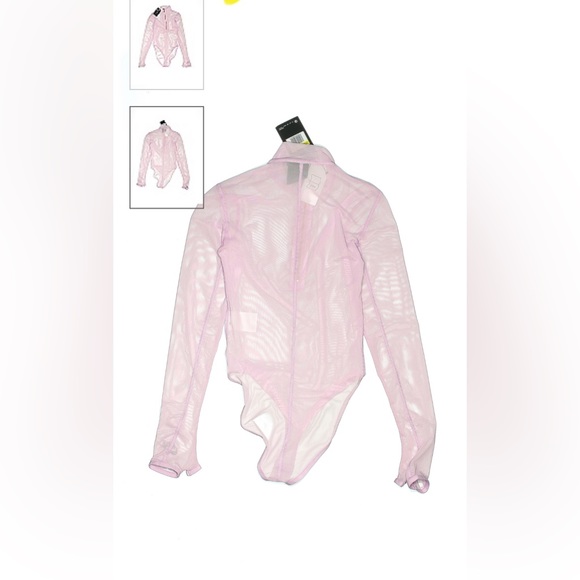 NWT Nike Light Pink Sheer Bodysuit - Picture 2 of 2